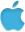 Logo Apple doré
