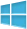 Logo Windows doré