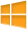 Logo Windows doré